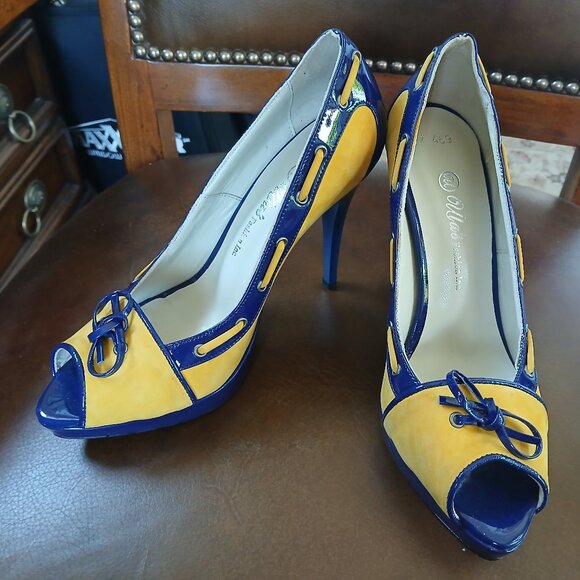 Patent and suede leather heels will turn heads! - Picture 4 of 6